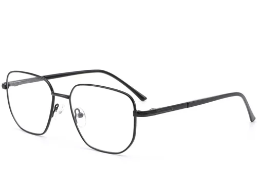 Lunettes géométriques en métal noir #BS0420-0290