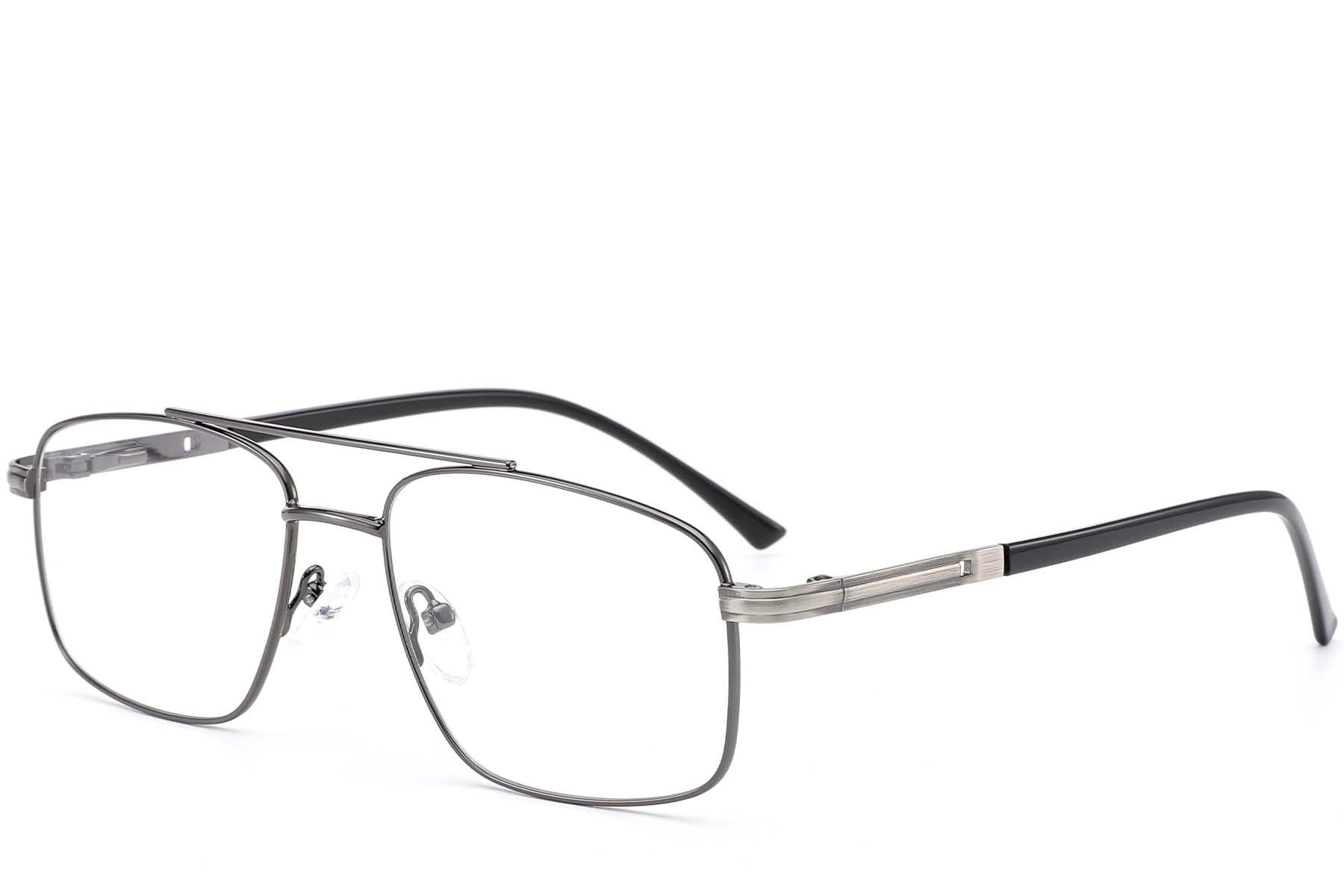 Aviator Grey Metal Glasses #BS0420-0293