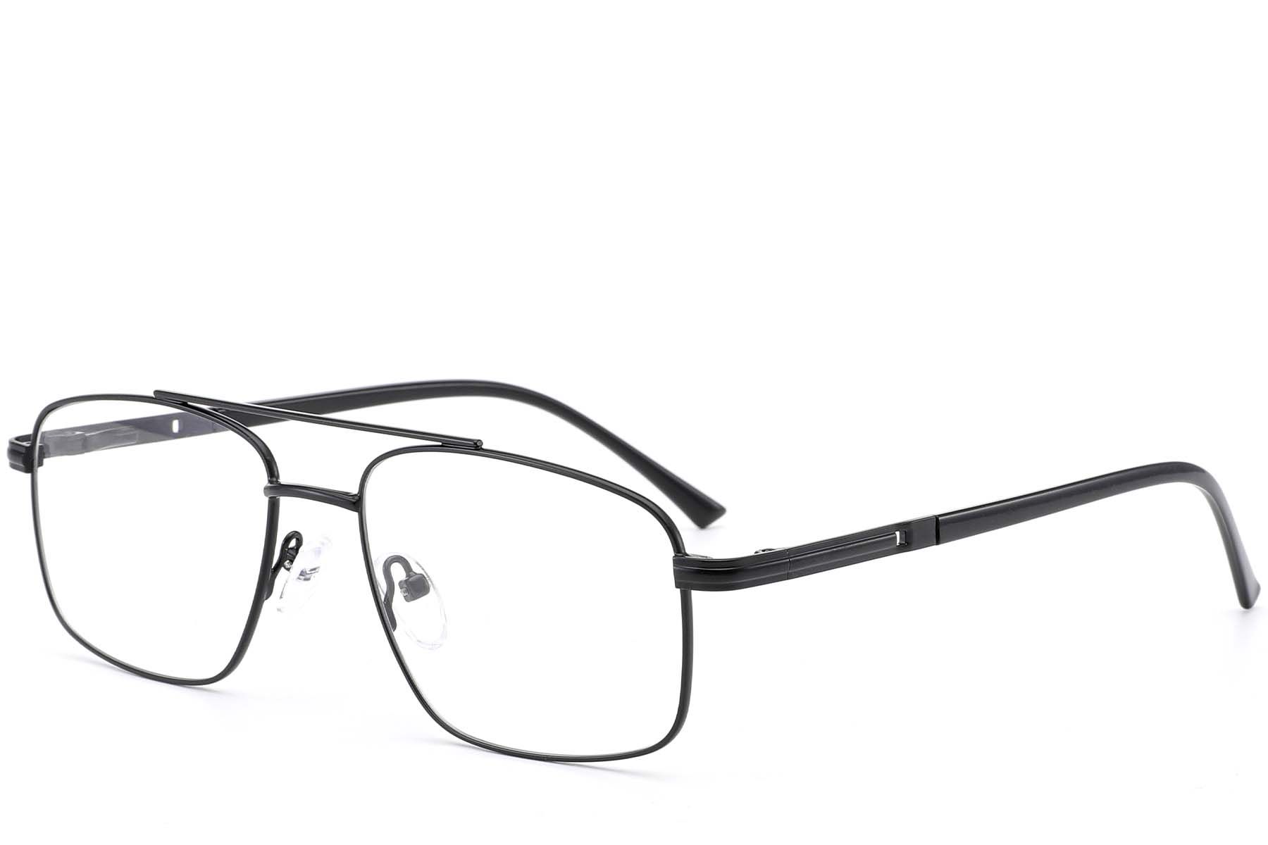 Aviator Black Metal Glasses #BS0420-0294