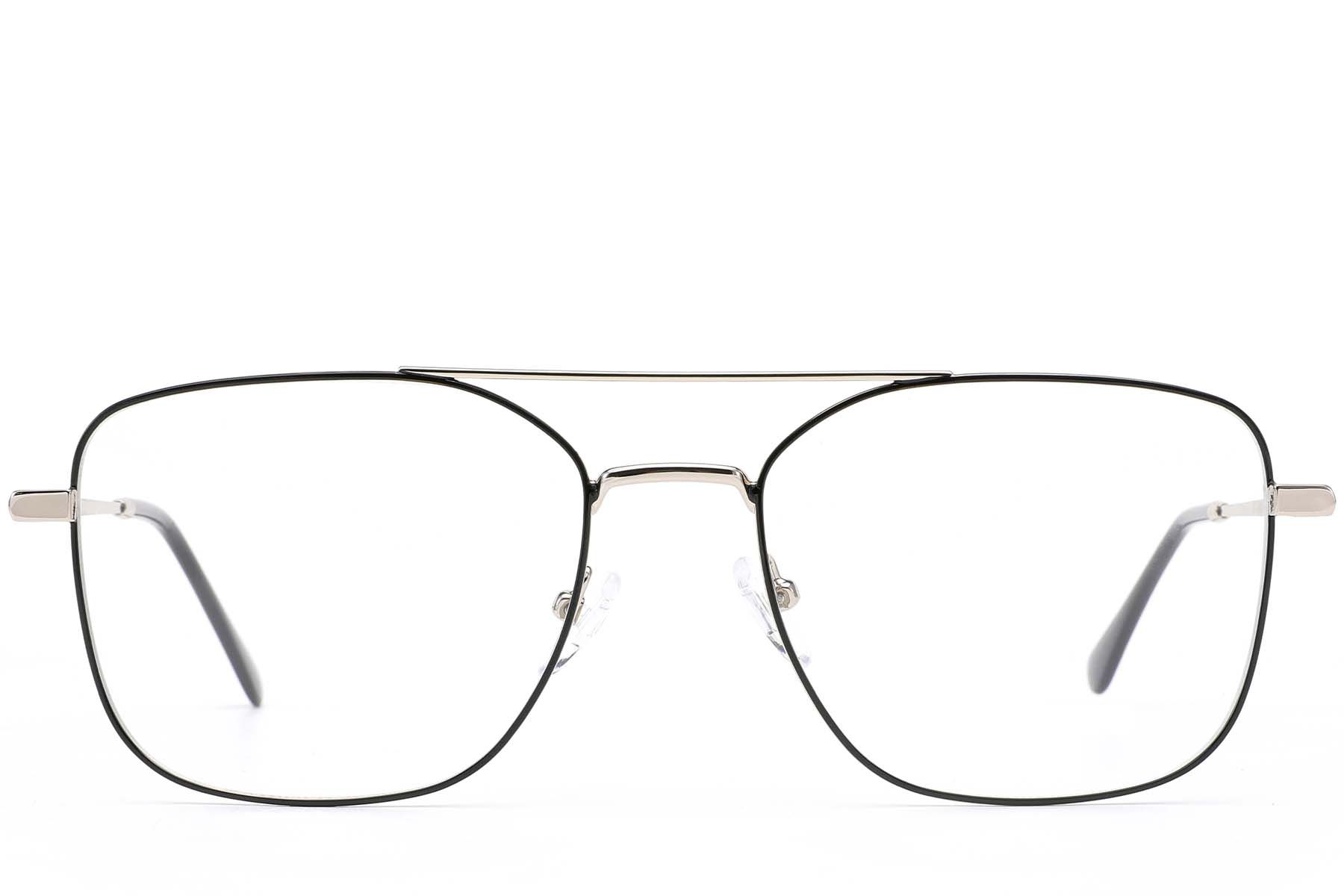 Aviator Silver Metal Glasses #BS0420-0300