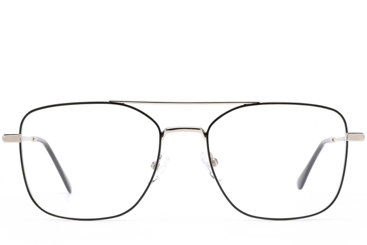 Aviator Silver Metal Glasses #BS0420-0300