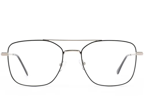 Lunettes aviateur en métal argenté #BS0420-0300
