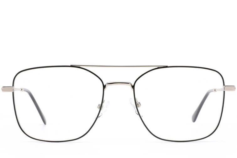 Aviator Silver Metal Glasses #BS0420-0300