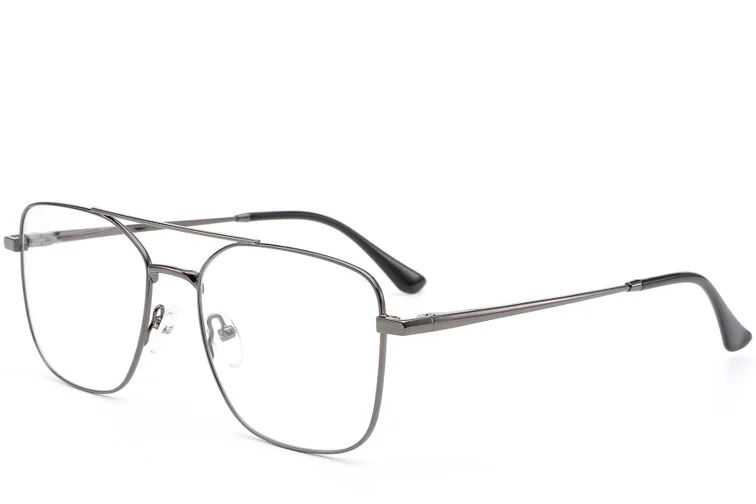 Aviator Grey Metal Glasses #BS0420-0301