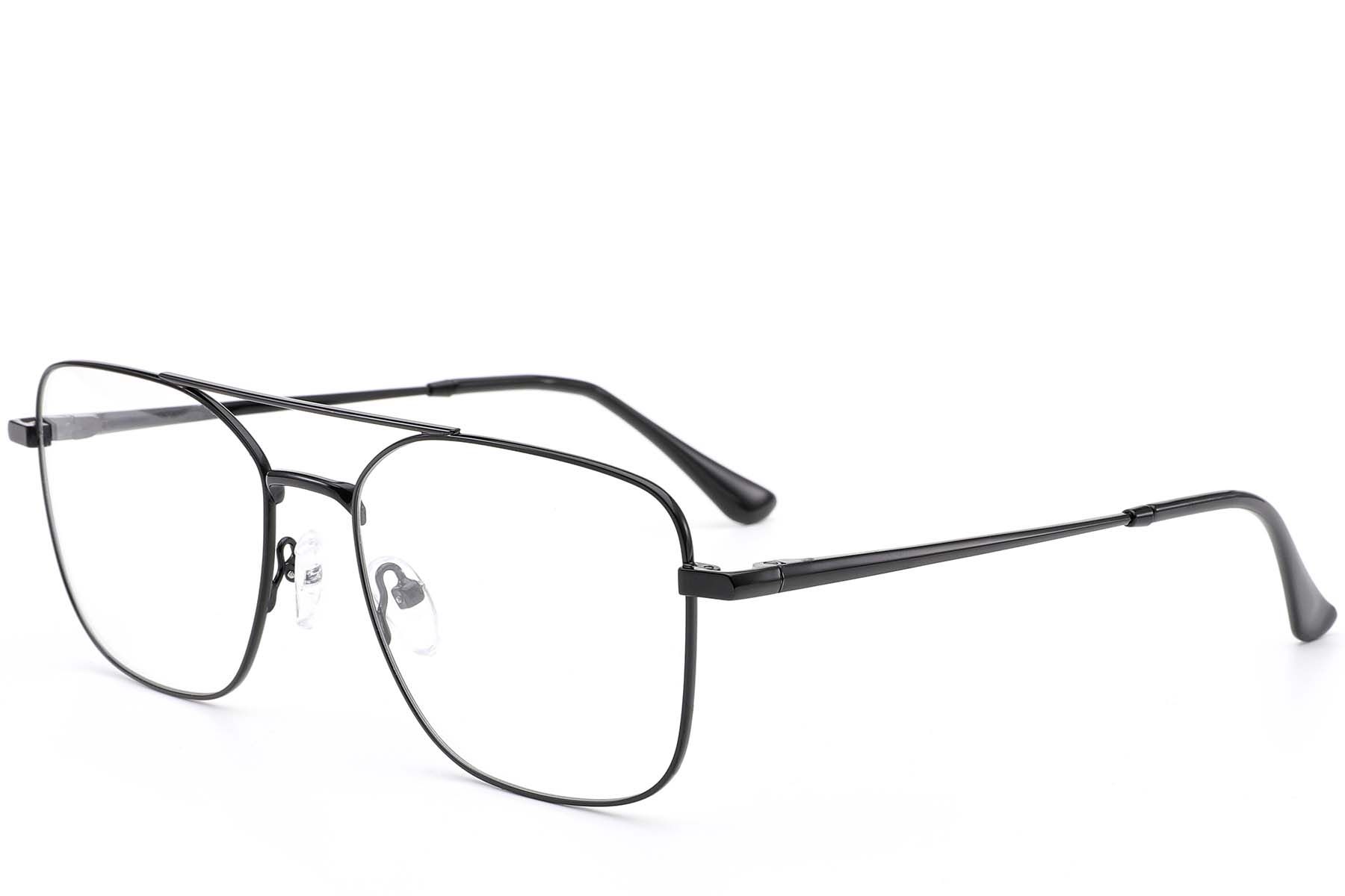 Aviator Black Metal Glasses #BS0420-0302