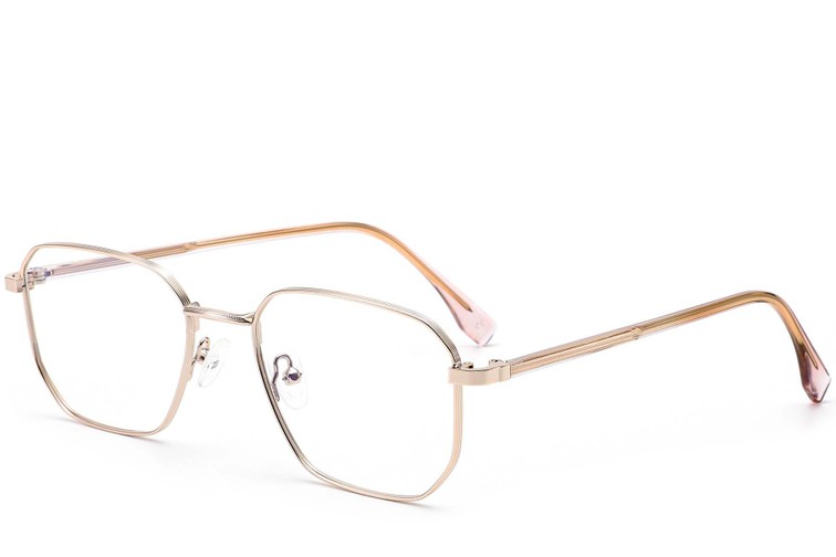 Geometric Golden Metal Glasses #BS0420-0312