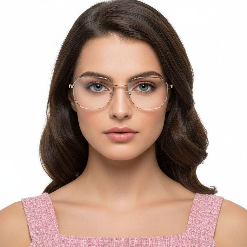 Geometric Golden Metal Glasses #BS0420-0312