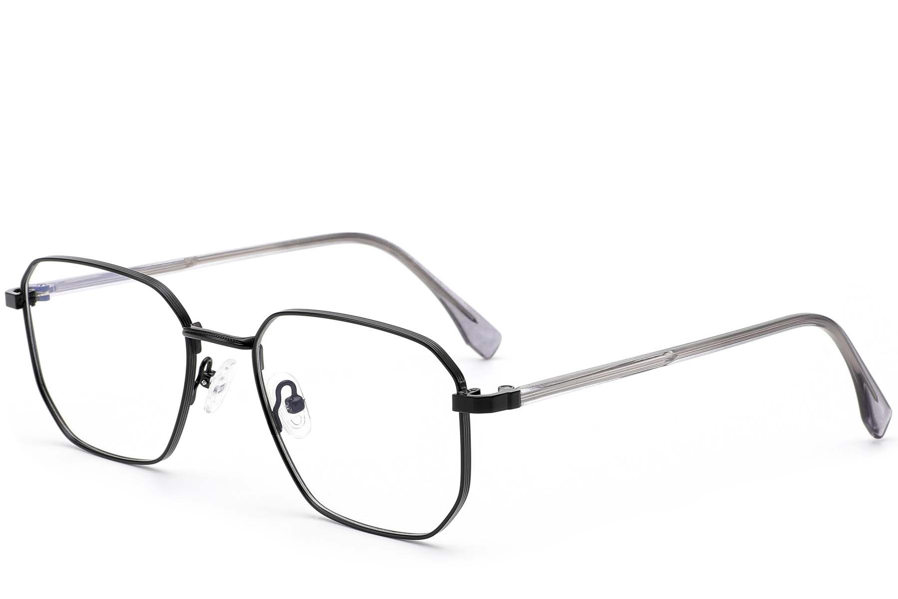 Geometric Black Metal Glasses #BS0420-0314
