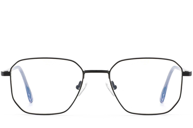 Geometric Black Metal Glasses #BS0420-0314