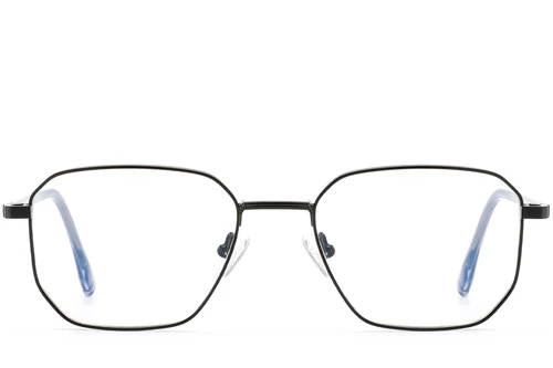 Geometric Black Metal Glasses #BS0420-0314