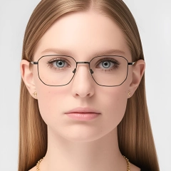 Geometric Black Metal Glasses #BS0420-0314