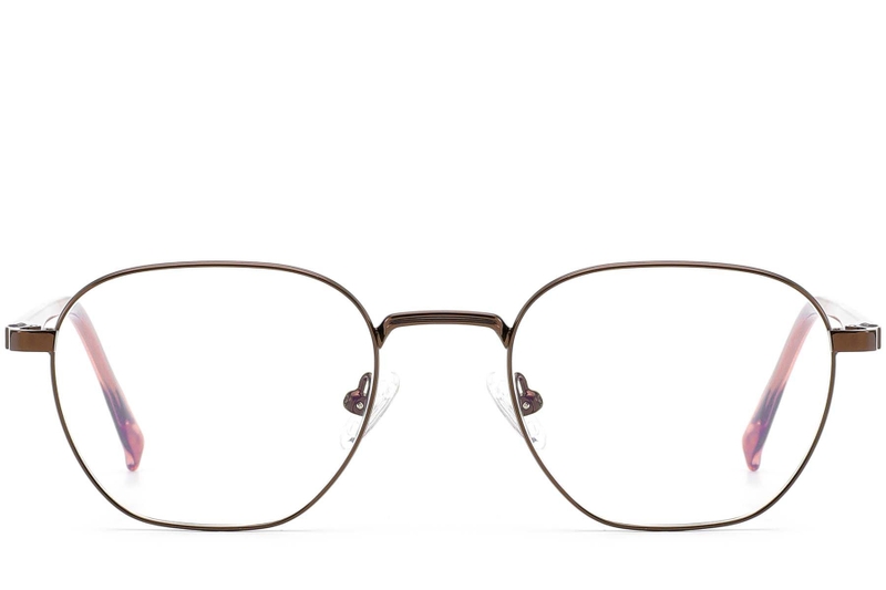 Rectangular Copper Metal Glasses #BS0420-0317