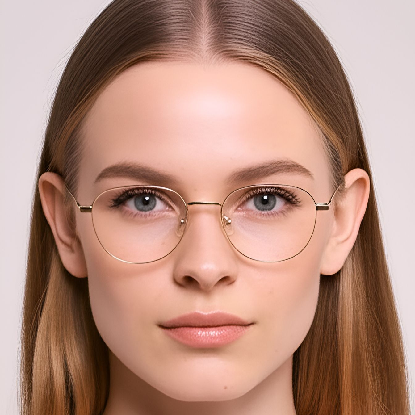Geometric Golden Metal Glasses #BS0420-0323
