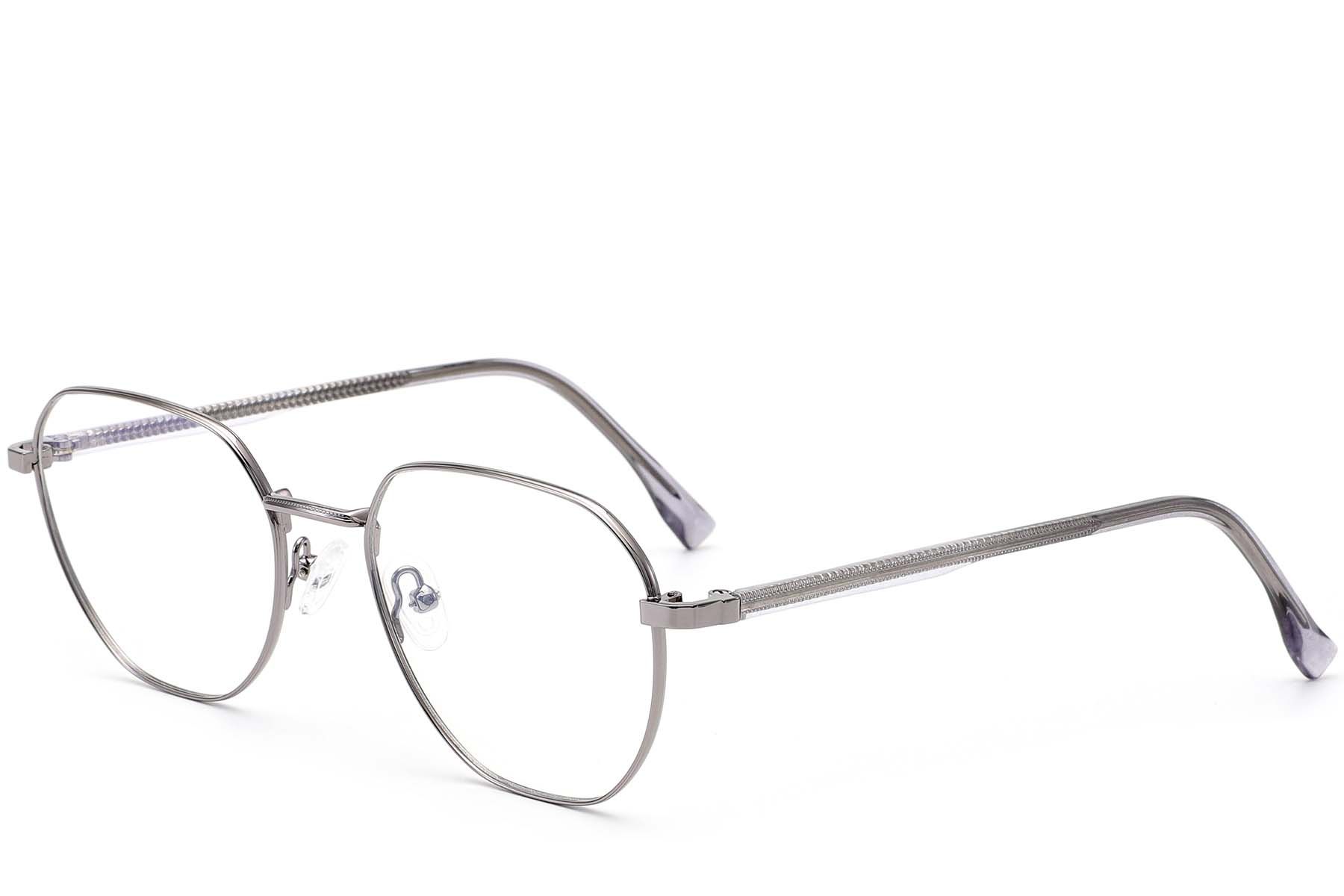 Geometric Silver Metal Glasses #BS0420-0324