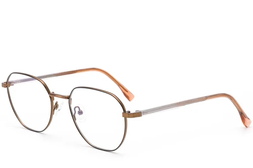 Geometric Copper Metal Glasses #BS0420-0325