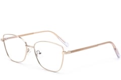 Rectangular Golden Metal Glasses #BS0420-0327