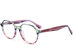 Oval Tortoiseshell Acetate Glasses #BS0420-0342