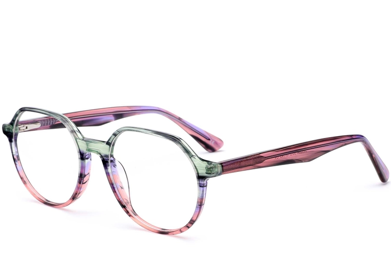 Oval Tortoiseshell Acetate Glasses #BS0420-0342