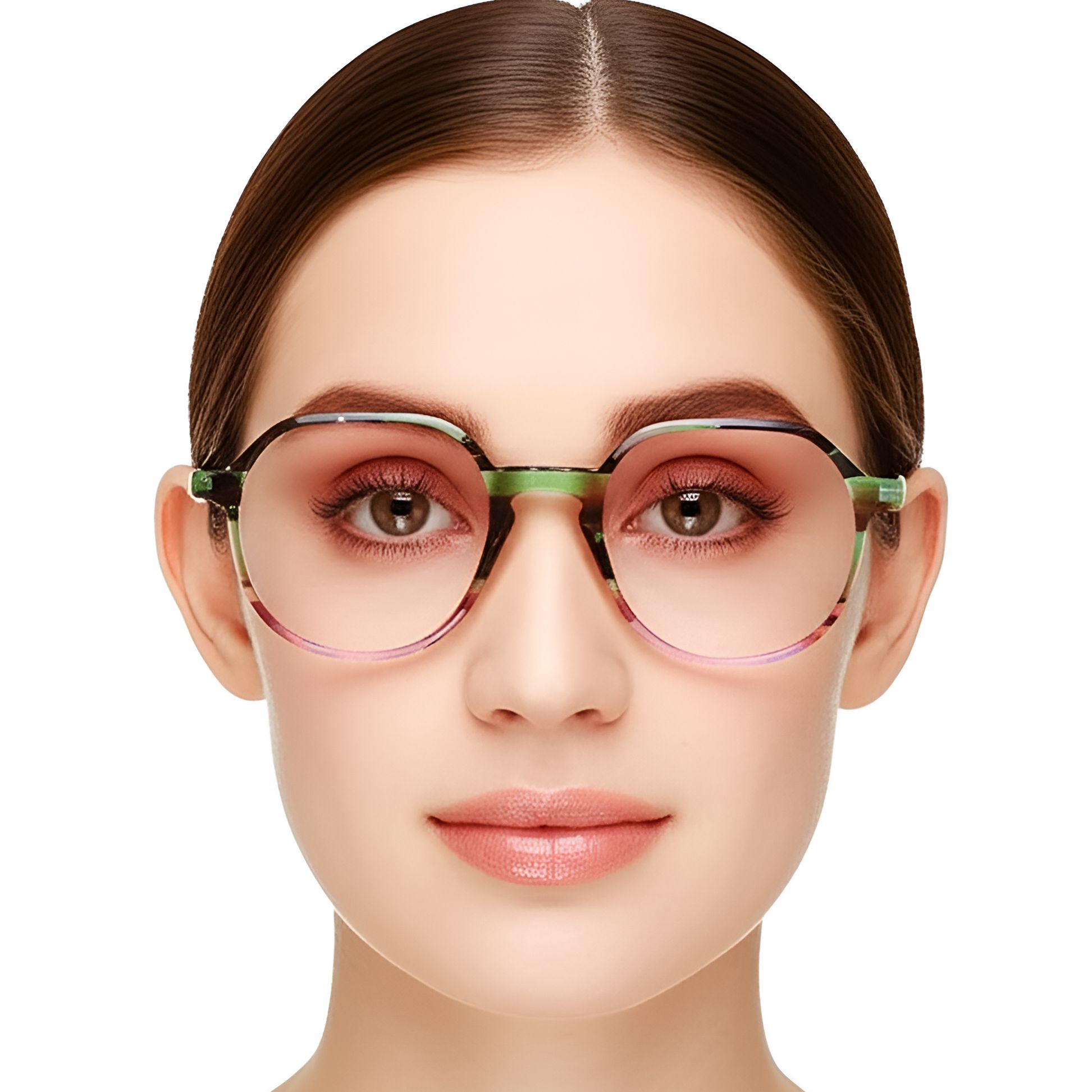 Oval Tortoiseshell Acetate Glasses #BS0420-0342