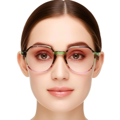Oval Tortoiseshell Acetate Glasses #BS0420-0342
