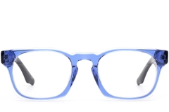 Rectangular Blue Acetate Glasses #BS0420-0345
