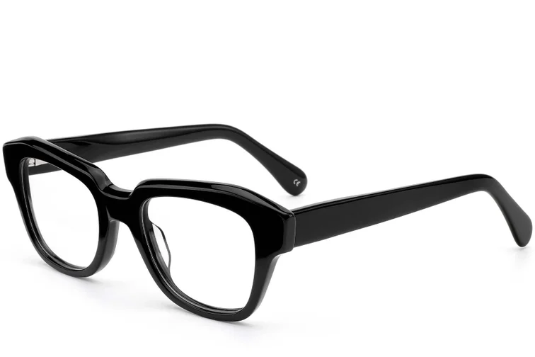 Lunettes papillon en acétate noir #BS0420-0349