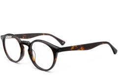 Round Tortoiseshell Acetate Glasses #BS0420-0353