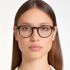 Round Tortoiseshell Acetate Glasses #BS0420-0353