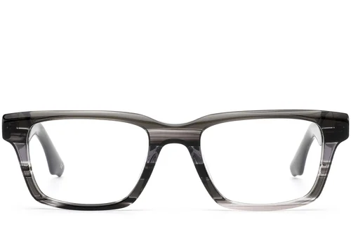 Lunettes rectangulaires en acétate gris #BS0420-0359
