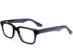 Rectangular Blue Acetate Glasses #BS0420-0360