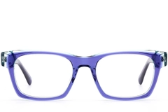 Rectangular Purple Acetate Glasses #BS0420-0361