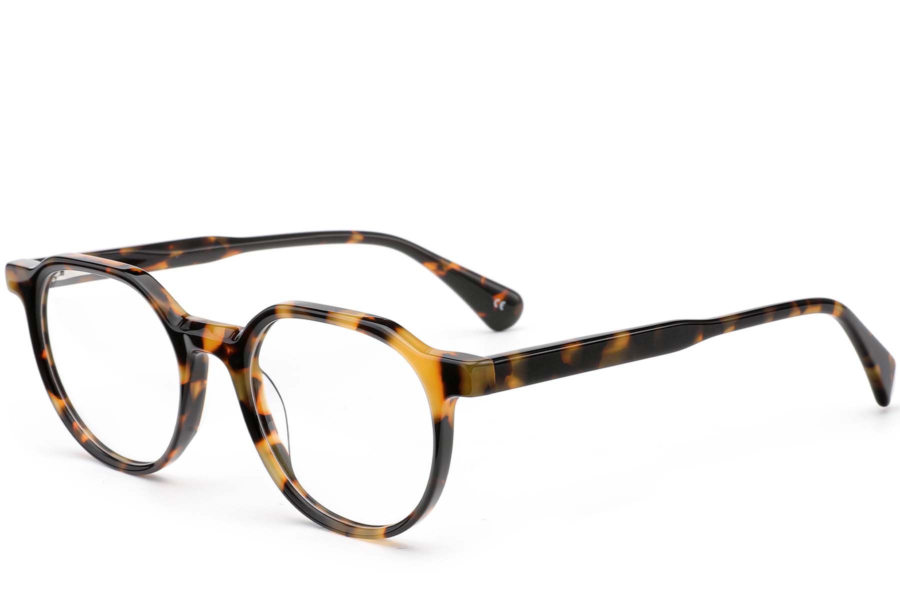 Round Tortoiseshell Acetate Glasses #BS0420-0367