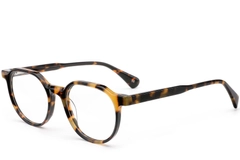 Round Tortoiseshell Acetate Glasses #BS0420-0367