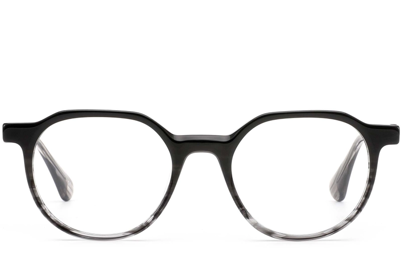 Round Grey Acetate Glasses #BS0420-0369