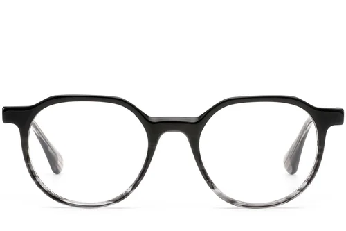 Lunettes rondes en acétate gris #BS0420-0369
