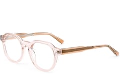 Oval Pink Acetate Glasses #BS0420-0373