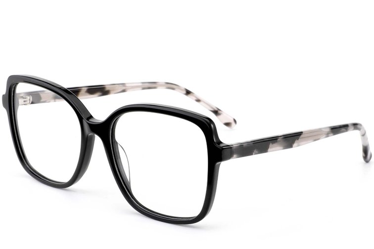 Butterfly Black Acetate Glasses #BS0420-0375