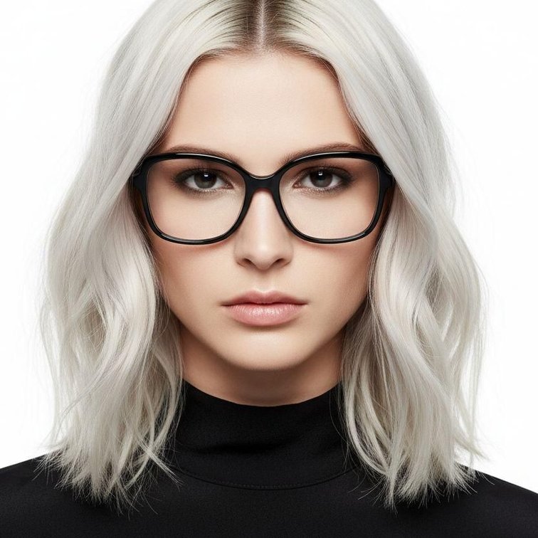 Butterfly Black Acetate Glasses #BS0420-0375