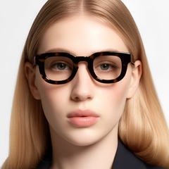 Rectangular Tortoiseshell Acetate Glasses #BS0420-0379
