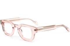 Rectangular Pink Acetate Glasses #BS0420-0380