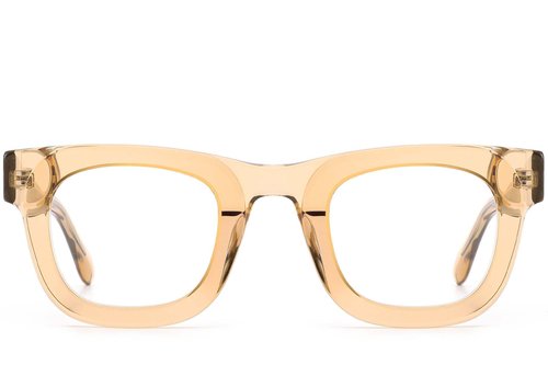 Lunettes rectangulaires en acétate marron #BS0420-0382