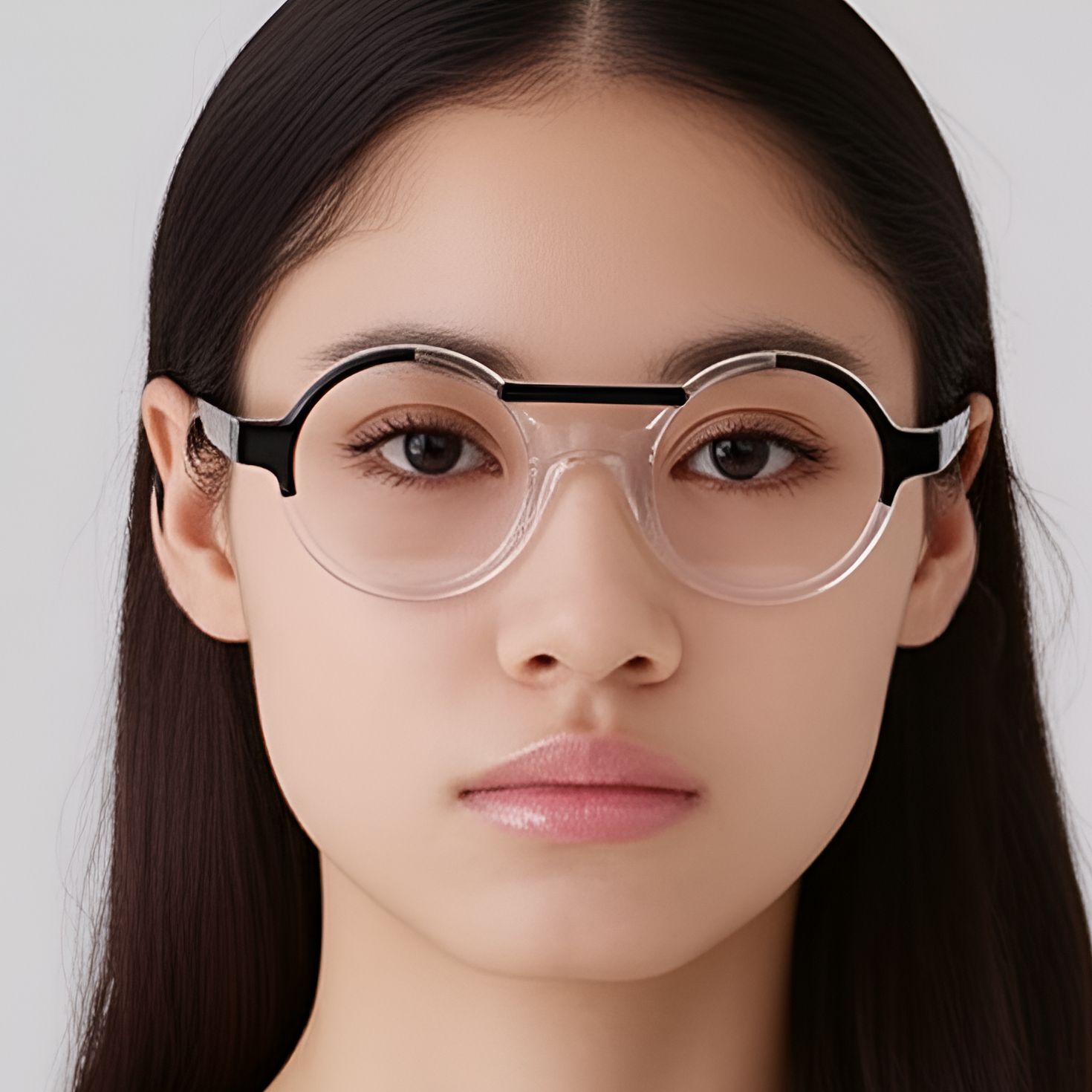 Aviator Black Acetate Glasses #BS0420-0385