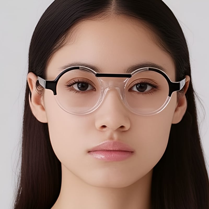 Aviator Black Acetate Glasses #BS0420-0385