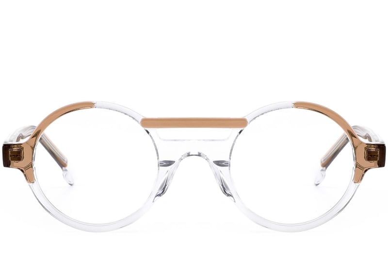 Aviator Brown Acetate Glasses #BS0420-0388