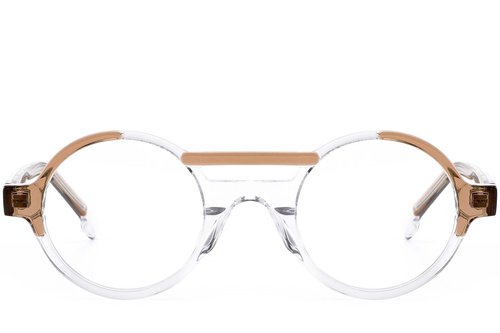 Lunettes aviateur en acétate marron #BS0420-0388