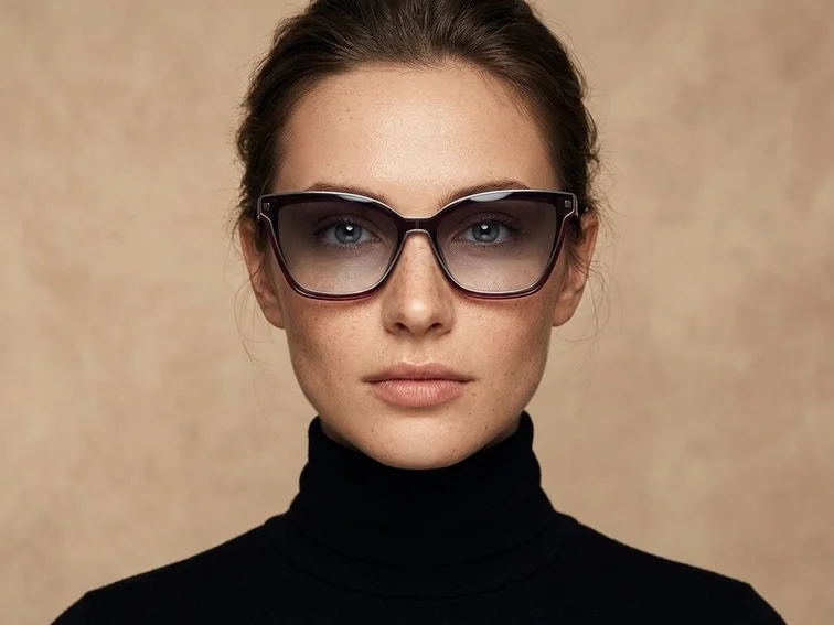 Schmetterling Lila TR90 Clip-on Sonnenbrille #BS0420-0409
