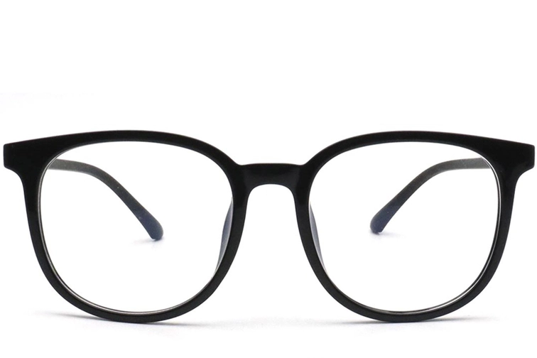 Lunettes ovales noires TR90 #BS0420-0416