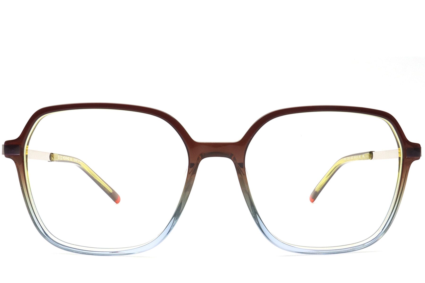 Rectangular Red Acetate Glasses #BS0420-0419