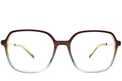 Gafas rectangulares de acetato rojo #BS0420-0419