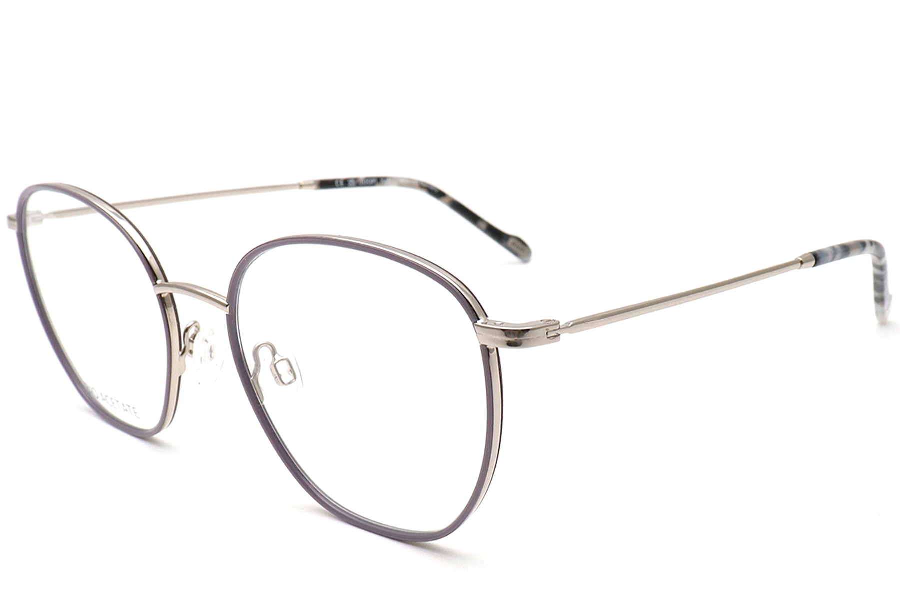 Oval Brown Acetate Glasses #BS0420-0421